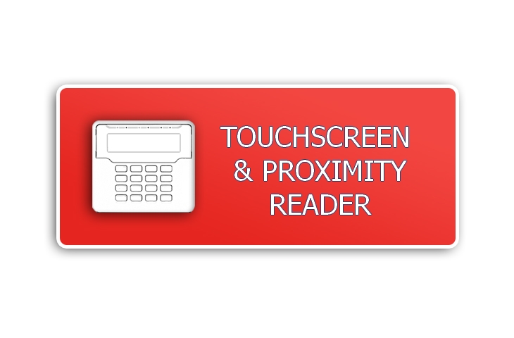 KEYPAD TOUCHSCREEN MET GEINTEGREERD PROXIMITY LEZER